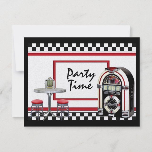 Party Time by SRF Invitation (Front)