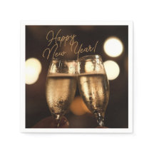 Party-time! Cheers! Happy New Year Napkins