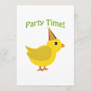 Party Time! Chick Party Invitations