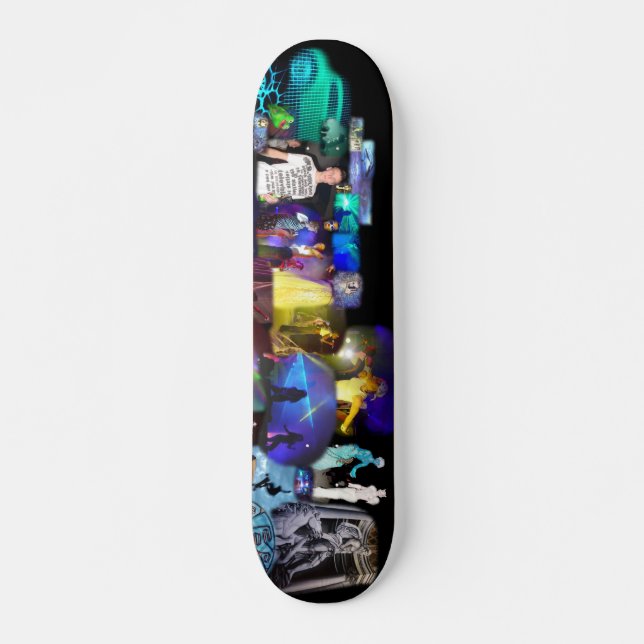 Party Time Collage skateboard decks (Front)