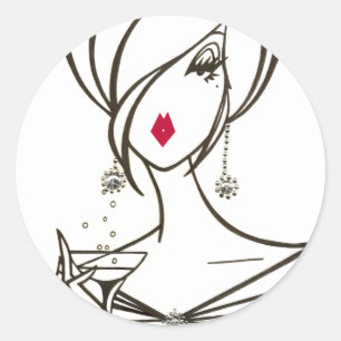 Party Time Diva stickers - Customized