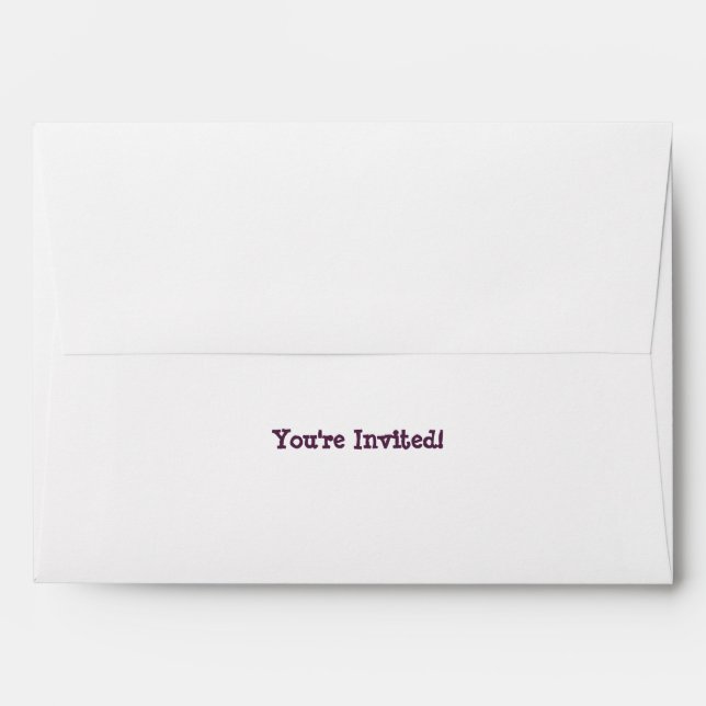 Party Time Fire Horse Envelope (Back (Top Flap))