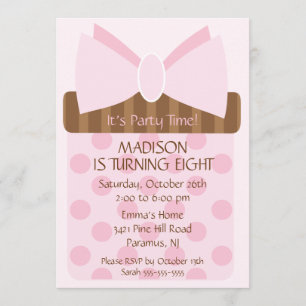 Party Time Gift Birthday Invitation