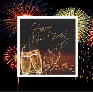 Party-time! Happy New Year Napkins