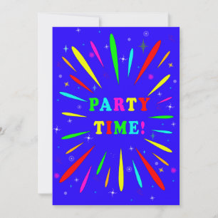 Party Time Invitation Explosion