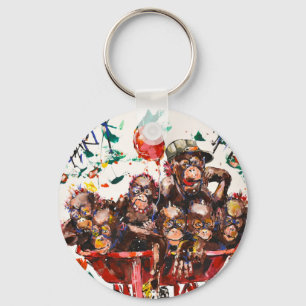 PARTY TIME KEYCHAIN