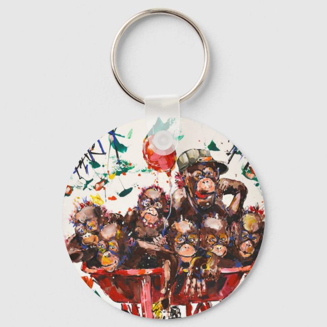 PARTY TIME KEYCHAIN (Front)
