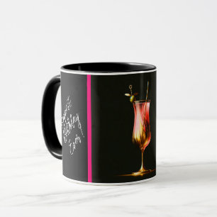 Party Time Neon Modern Personalized Mug