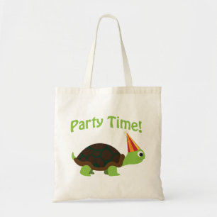 Party time! turtle tote bag