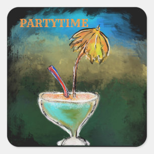 Party Town Square Sticker