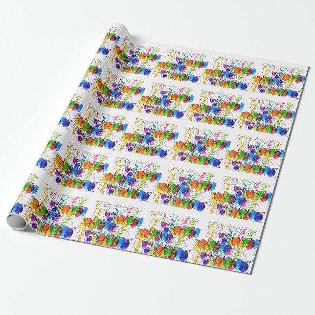 party wrapping paper. paper (Unrolled)