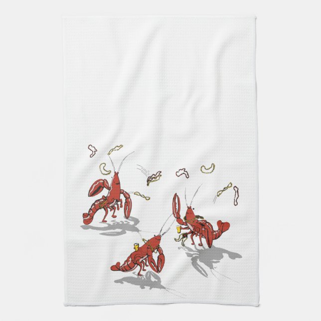 Partydads Crawfiish Kitchen Towel (Vertical)