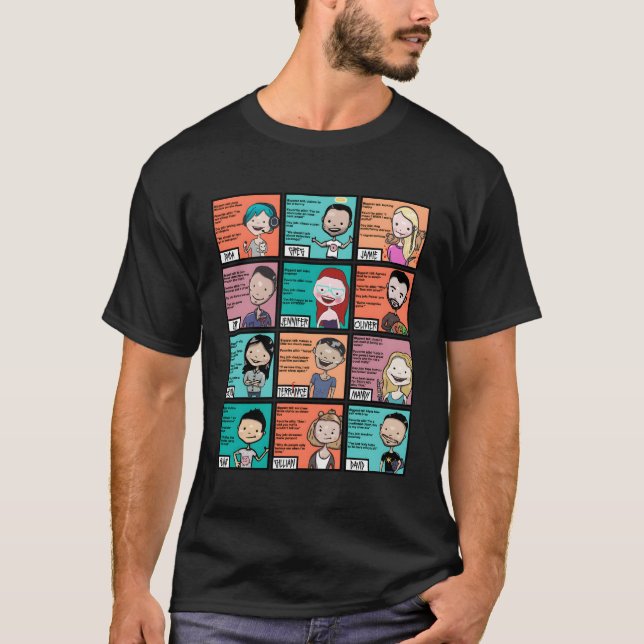 Partymafia Trading Cards T-Shirt (Front)