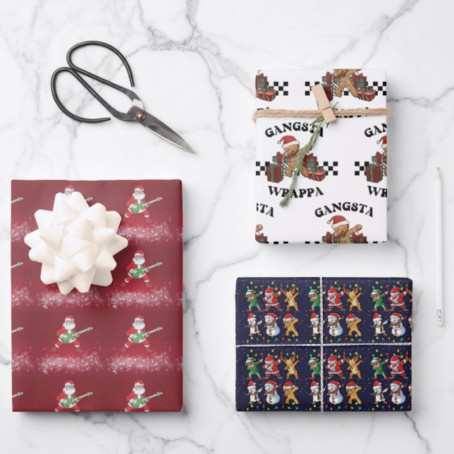 Partypage du papier d'emballage 2 pack (Recto)