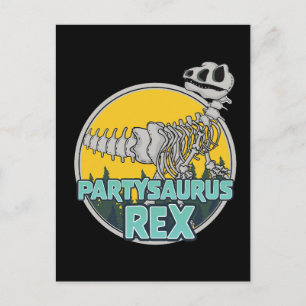 Partysaurus Rex Announcement Postcard