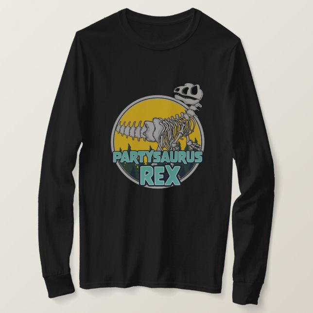 Partysaurus Rex T-Shirt (Design Front)