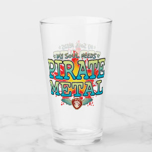 Paruline en verre d'âme métallique pirate