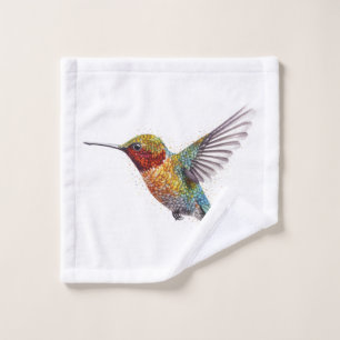 Parure de jardin trio de colibris colorés pour déc