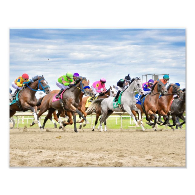 Parx Racing - Pennsylvania Derby Day Photo Print (Front)