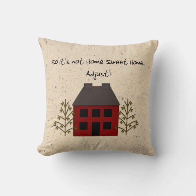 Pas à la maison Sweet Home Coussin (Recto)