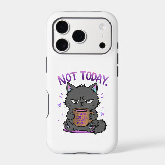 Pas aujourd'hui Grumpy Cat Amoureux du Café Mignon