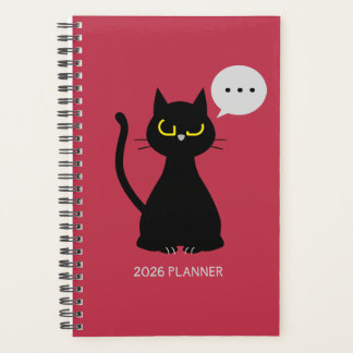 PAS AUJOURD'HUI ! Planificateur de Chat Noir Grinc