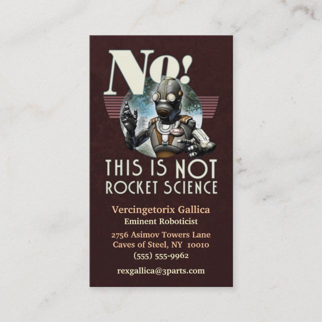 PAS carte de visite d'études spatiales (Devant)