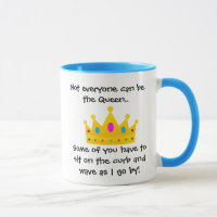 Pas chacun peut être la tasse de café de la Reine