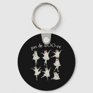 Pas De Boo-re Ballerina Ghost Halloween Spooky Sea Keychain