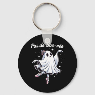 Pas De Boo-rée Ballet Dancer Ghost Dance Teacher H Keychain