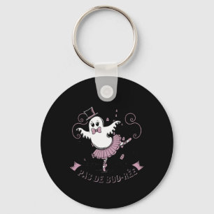 Pas De Boo-rée Ballet Dancer Spooky Ghost Hallowee Keychain