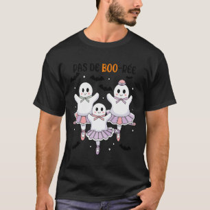 Pas De Boo-rée Ballet Dancer Spooky Ghost Hallowee T-Shirt