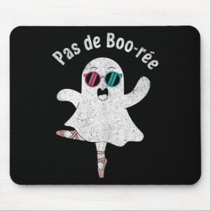Pas De Boo-rée Cute Ballerina Ghost Funny Ballet T Mouse Pad
