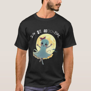 Pas De Boo-rée Funny Ballet Ghost Halloween Dance  T-Shirt