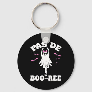 Pas De Boo-ree Funny Ballet Ghosts Halloween Dance Keychain