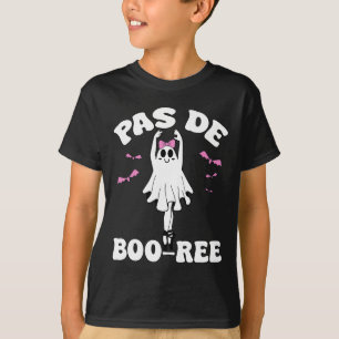 Pas De Boo-ree Funny Ballet Ghosts Halloween Dance T-Shirt
