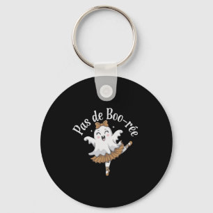 Pas De Boo-rée Funny Byllet Ghosts Halloween Dance Keychain
