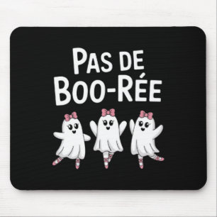 Pas De Boo Ree Funny Dancing Ballet Spooky Hallowe Mouse Pad