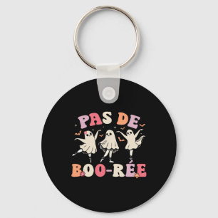 Pas De Boo-rée Ghost Ballet Dancer Halloween Dance Keychain