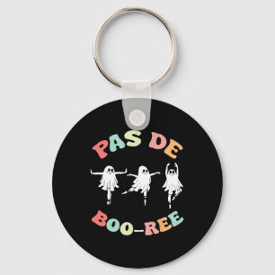 Pas De Boo-ree Ghost Ballet Dancer Halloween Dance Keychain