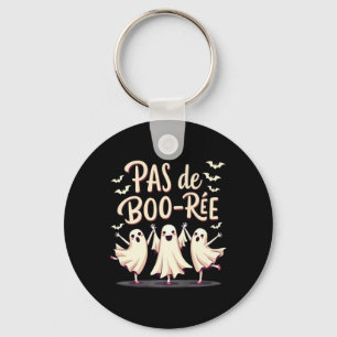Pas De Boo-rée Ghost Ballet Dancer Halloween Dance Keychain