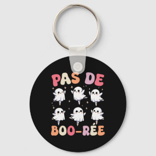 Pas De Boo-rée Spooky Halloween Ghost Ballet Dance Keychain