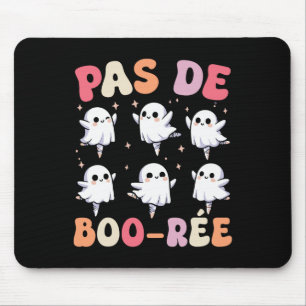 Pas De Boo-rée Spooky Halloween Ghost Ballet Dance Mouse Pad