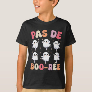 Pas De Boo-rée Spooky Halloween Ghost Ballet Dance T-Shirt