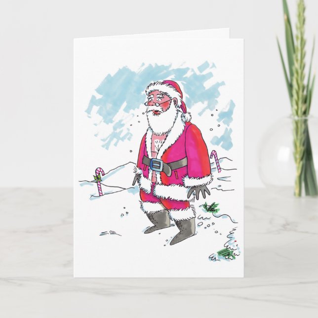 Pas de carte de voeux Ho-Ho-Ho (Devant)