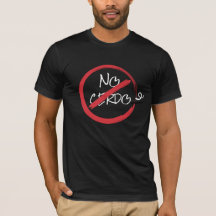 Pas de cerdo, pas de bacon, drôle de T-shirt noir