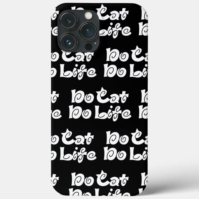 Pas de chat Pas de Coque de vie coque iphone (Verso)