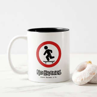 Pas de freins Skateboarder Mug