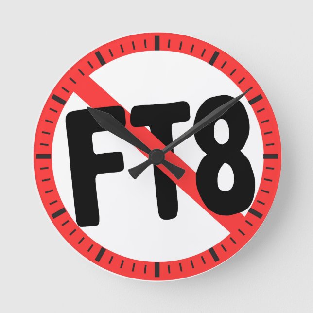 Pas de horloge murale FT8 (Recto)