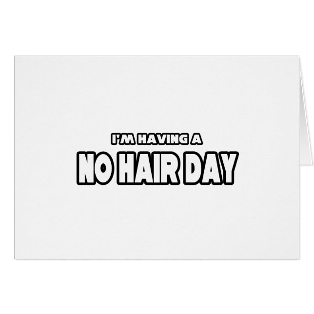 Pas de journée de cheveux (Devant horizontal)